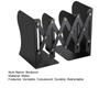 20cm Metal Bookend Retractable Desktop Book Stand Space-saving Book Organizer Holder Stable Book Rack For Home School Office