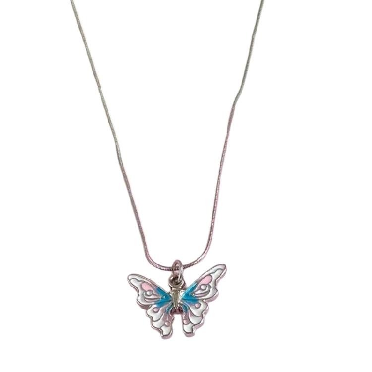 

Stylish Butterfly Necklace Flexible Accessory for Gifting or Personalize Fashion 1