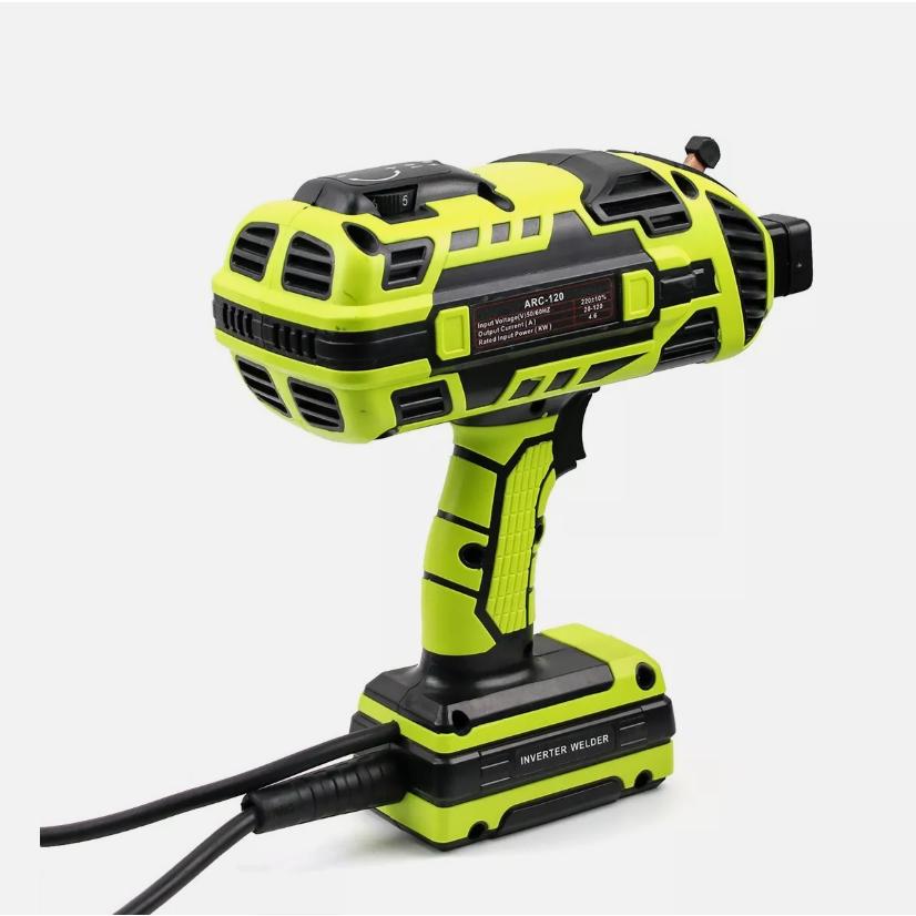 

Зелений 110В Ручний зварювальний апарат, Малий та Портативний Побутовий Набір Зварювального Інструменту, Складний жовтий