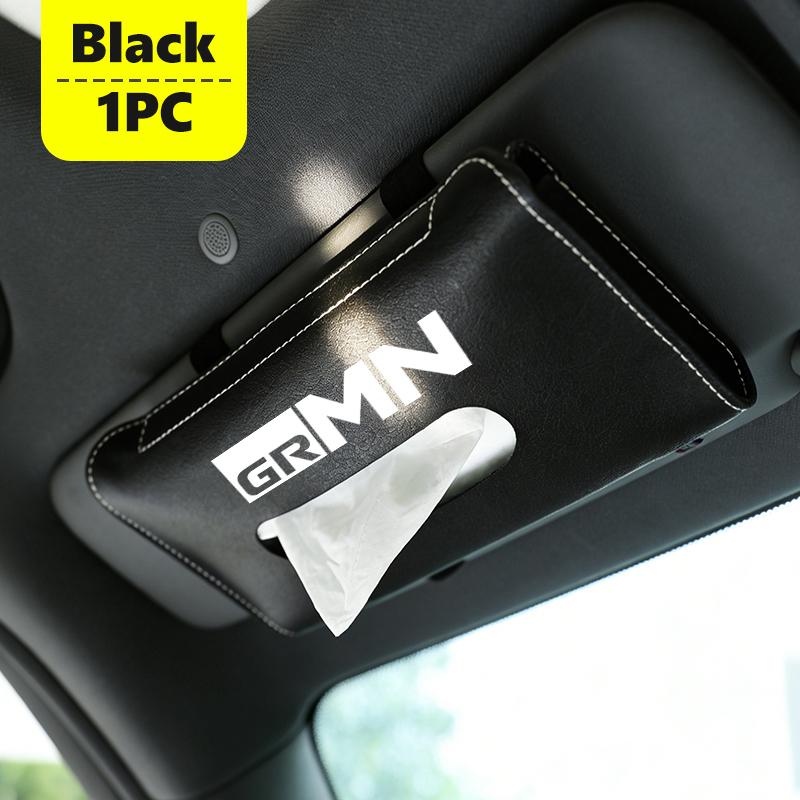 For Toyota Hanging Car Sun Visor Tissue Box Auto Storage Accessories GR Sport Corolla Yaris Aygo Prius RAV4 Crown CHR Camry