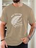 Unisex Khaki Crew Neck Tee Vintage New Zealand Silver Fern Leaf Oceania Land Of Ferns Est 1840 Travel Soft Cotton Male Casual Tops