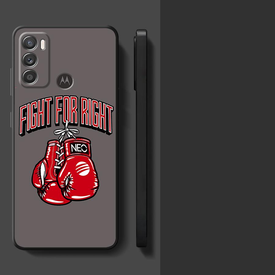 

Case for Motorola Moto G32 G73 G50 G53 G30 G71 G22 Edge40 G60s G51 G52 Edge 20 Pro 30 Lite Phone Cover Cool Boxing Gloves Motorola Moto G30
