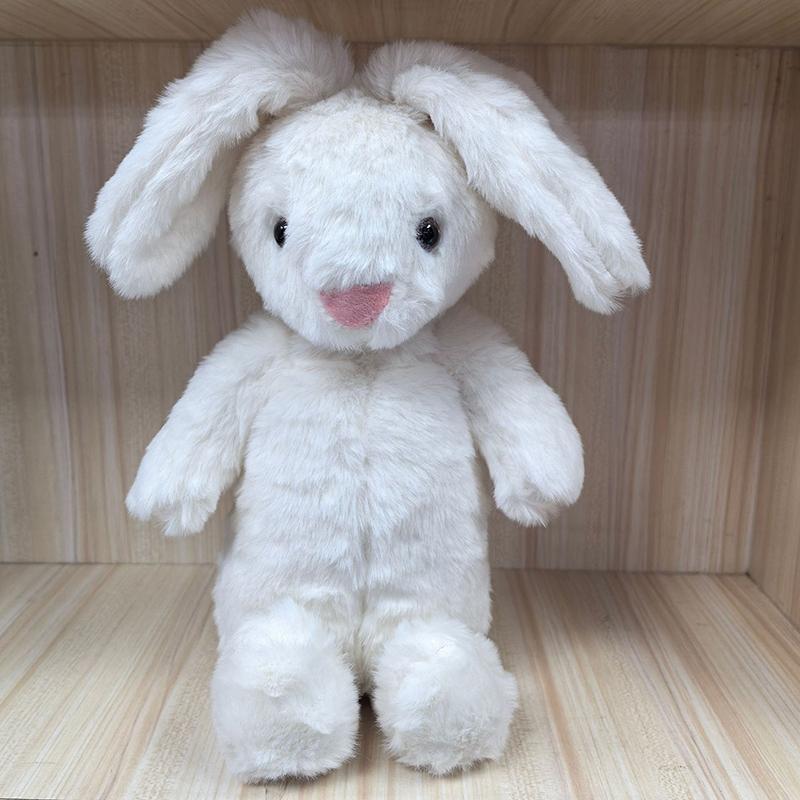 1PC Plush Animal Stuffed Toy Stationery Pouch Makeup Bag Cute Rabbit Shape Plush Pencil Case Storage Bag School Supplies