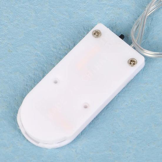 5Pcs Battery Box with Flat Flip Cover Two CR2032 Batteries Series Connection Switch Small Devices