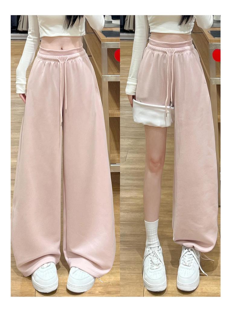 Women's High Waist White Wide Leg Sweatpants - Spring 2026 Edition