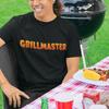 Grillmaster Summer Cookout Barbecue T Shirt Vintage Graphic Stylish Stretched Fashion Casual Streetwear Versatile Soft