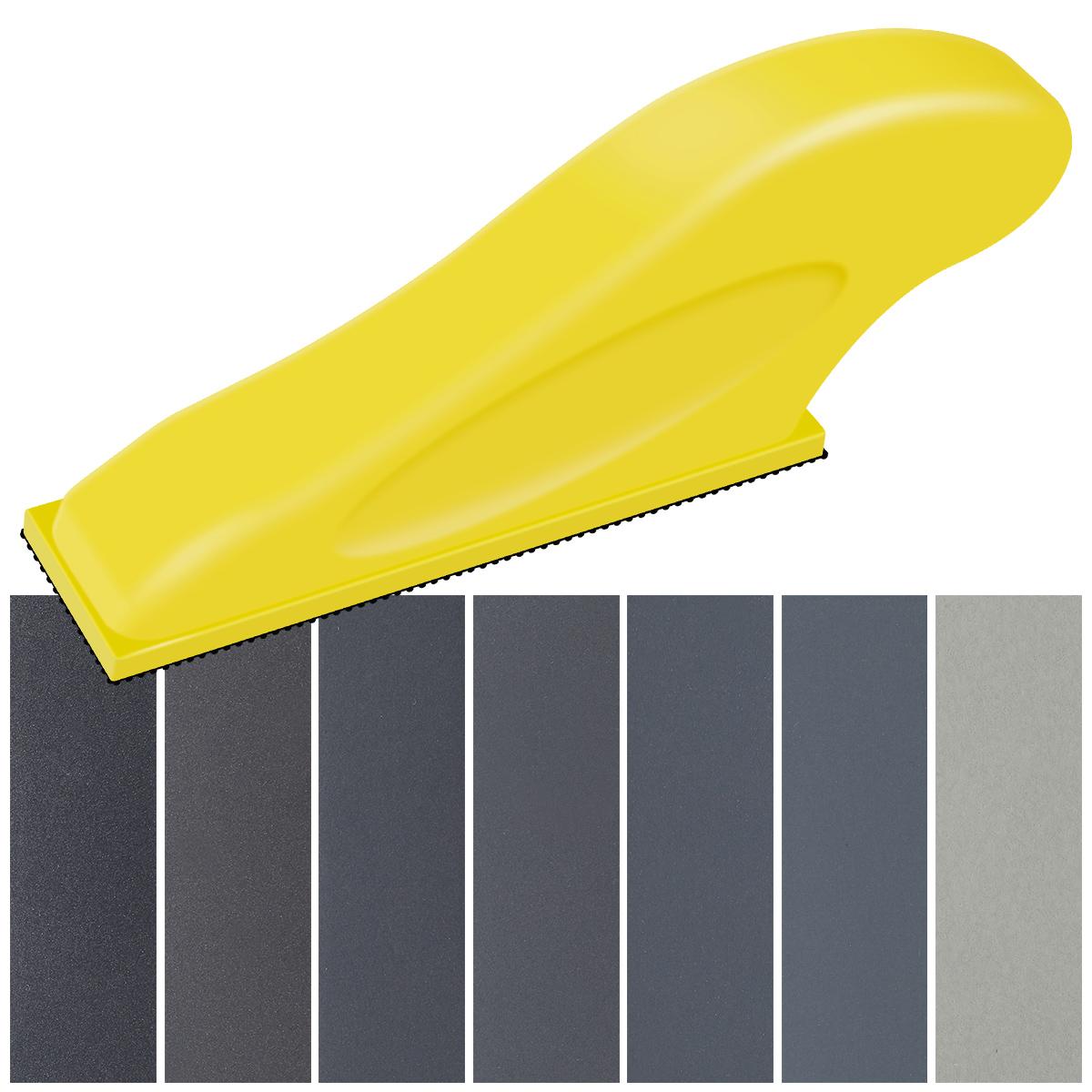 

71Pcs Micro Sander Kit Sanding Disc Holder Sandpaper Backing Polishing Pad Hand Grinding Block+Sandpaper Assorted Wood Polishing