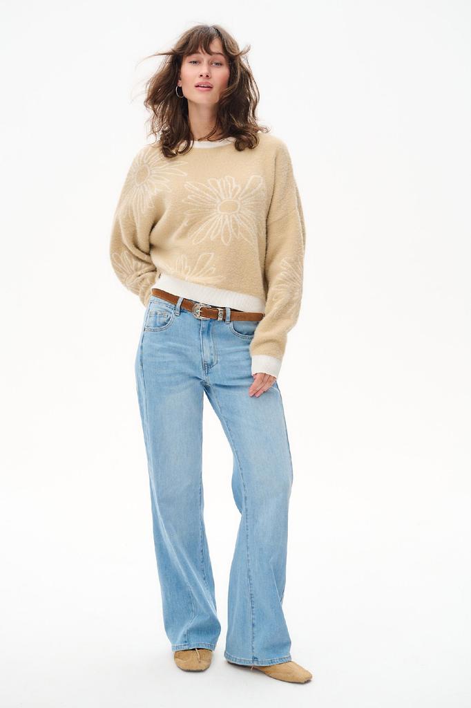 Sweter Damski Taris Light Beige 36/38