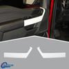 Interior Front Door Handle Panel Cover Frame Trim Bezels For Ford F150 21+ White
