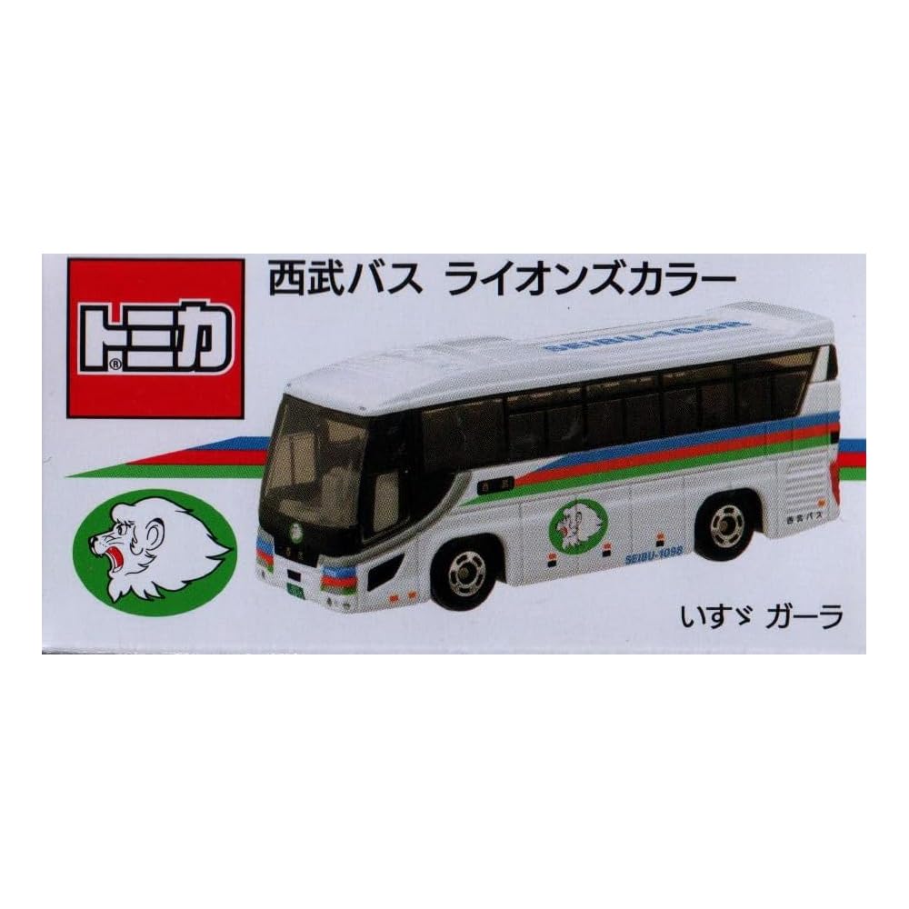 Takara Tomy Arts Tomica Seibu Bus Isuzu Gala Lions Color Diecast Model Vehicle