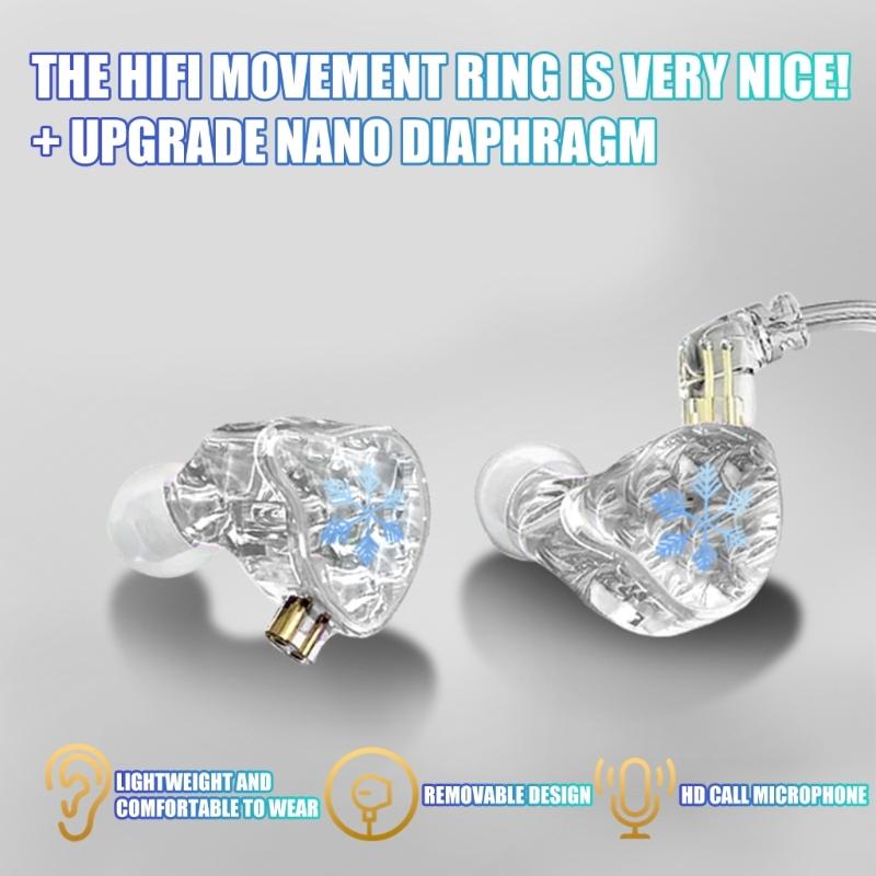 Multifunction Cord Earbuds 3.5mm/Type C In-Ear Headphones Cord with Dynamic Clear Sound Ergonomic Earpieces for Gaming