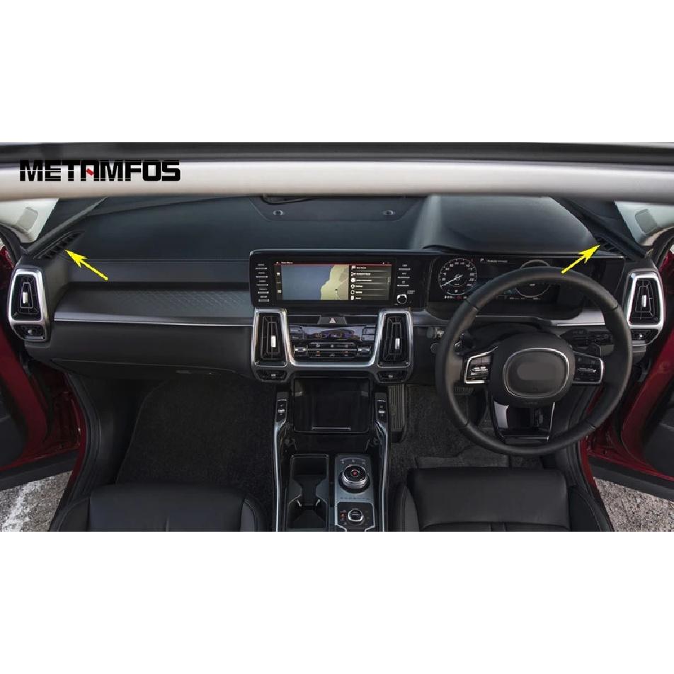 For Kia Sorento MQ4 - Carbon Fiber Front Air Condition AC Vent Outlet Cover Trim Interior Accessories Car Styling