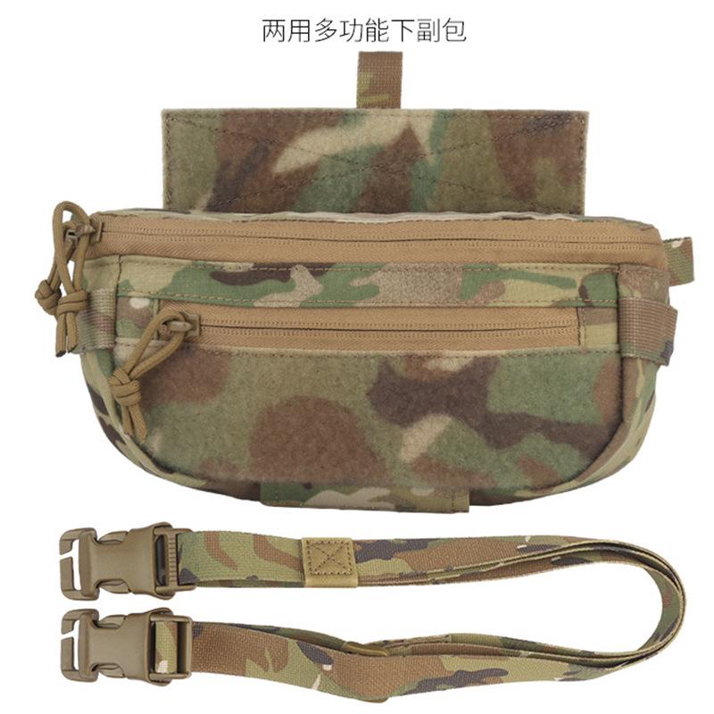 Small First Aid Kit Survival Gear Bag Multifunctional Tactical Bag Compact First Aid Kit MOLLE System Mounting