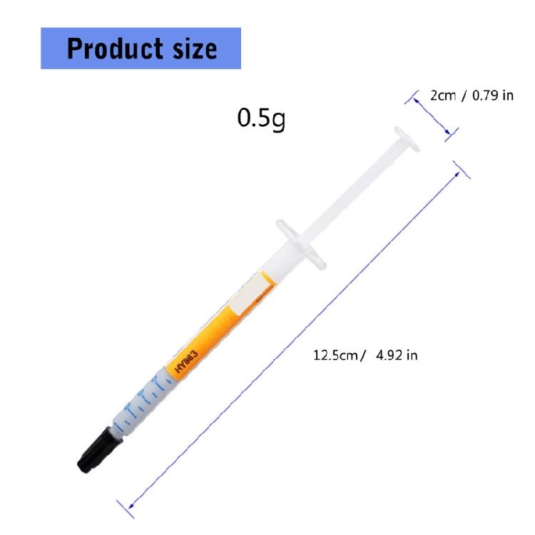 HY883 TU05A Professional Thermals Conductives Gel Paste For PC Components Effective Heat Spreading Heatsink 0.5g