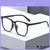 Tr90 Geometric Blue Light Blocking Glasses With Full Frame Resin Lenses For Stylish Office Wear