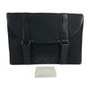 GUCCI 145852  Logo GG Bag Pouch Flap Cluch Bag Clutch bag GGCanvas/Leather Black