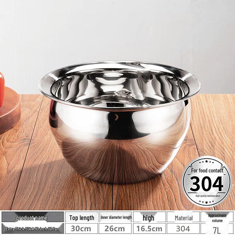 Jundingying 304 Stainless Steel Deep Basin Set