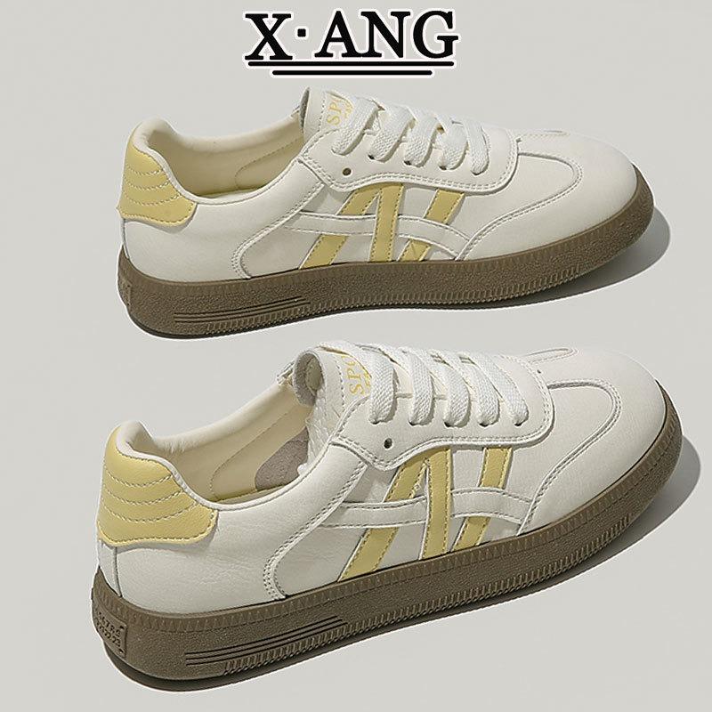 Leather women's soft-soled lightweight white shoes children's autumn new casual sports shoes