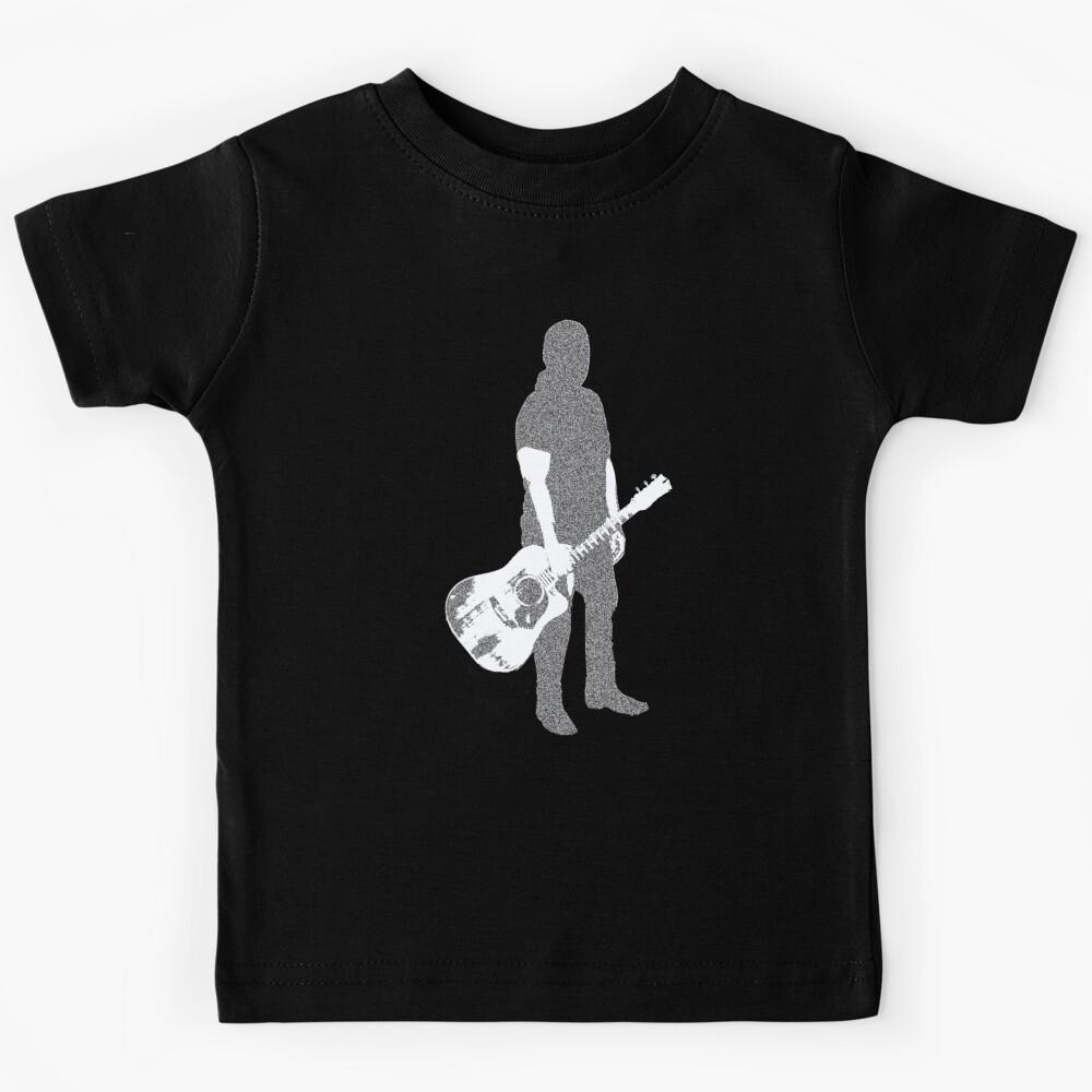 Playing Acoustic Guitar Cool Musician Guitarist Kids T-Shirt 120