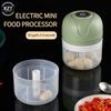 NEWEST 250mL Mini Electric Garlic Chopper USB Charging Ginger Masher Machine Sturdy Durable Chili Vegetable Crusher Kitchen Tool