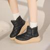 2025 New Women Winter Snow Boots Velvet Plush Warm Platform Casual Cottom Shoes Outdoor Non Slip Waterproof Women High Top Boots
