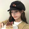 Vintage Beret Newsboy Hat Korean Style Adjustable Autumn Winter Hat Women Berets Painter Cap Elegant Artistic Duck Tongue Beret