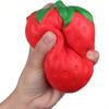 Nuovo Giocattolo Decompressione Gigante Fragola Rimbalzo Lento Giocattolo Sensoriale Riempito di Poliuretano Palla Appiccicosa Carina Giocattolo Decompressione Musicale