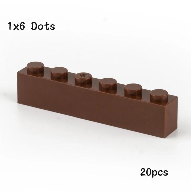 40 Stück Bausteine DIY dick 1x6 Noppen 14 Farben Steine Größe Kompatibel mit 3009 Steinen Kinderspielzeug Pädagogisch für Kinder