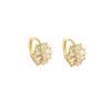 Elegant Zircon Snowflake Ear Cuffs - Light Luxury Christmas Style Versatile Earrings