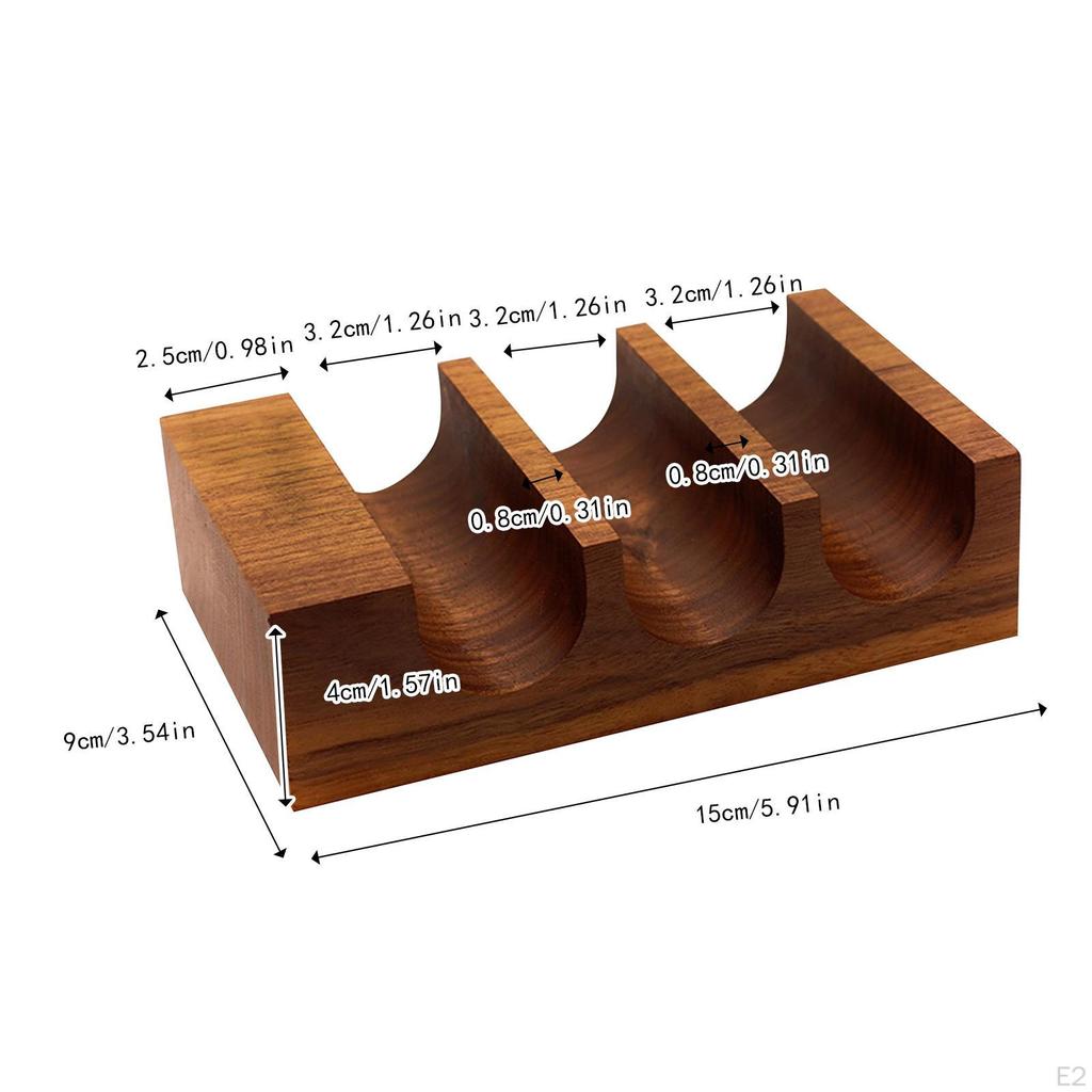 Holz Sushi Halter Displayständer Serviertablett Handrolle für Tischplatte