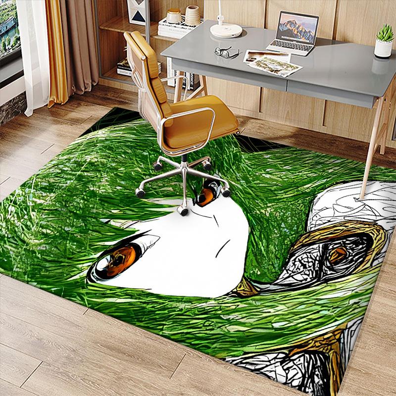 Anime Code Geass Printed Absorbent Washable Carpet,Non-Slip Bathroom Mats,Kitchen Rugs,Living Room Entrance,Camping Picnic Rugs