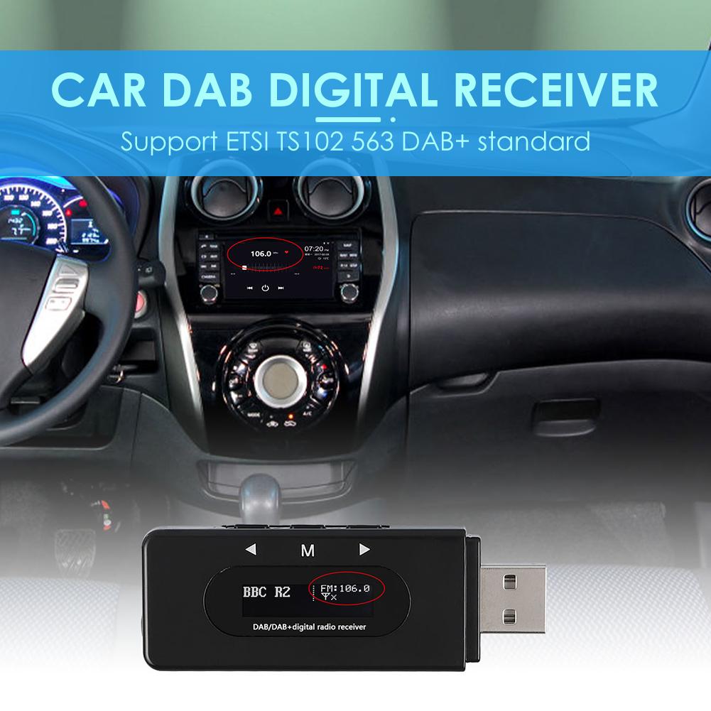 Car DAB Digital Radio Receiver USB FM 