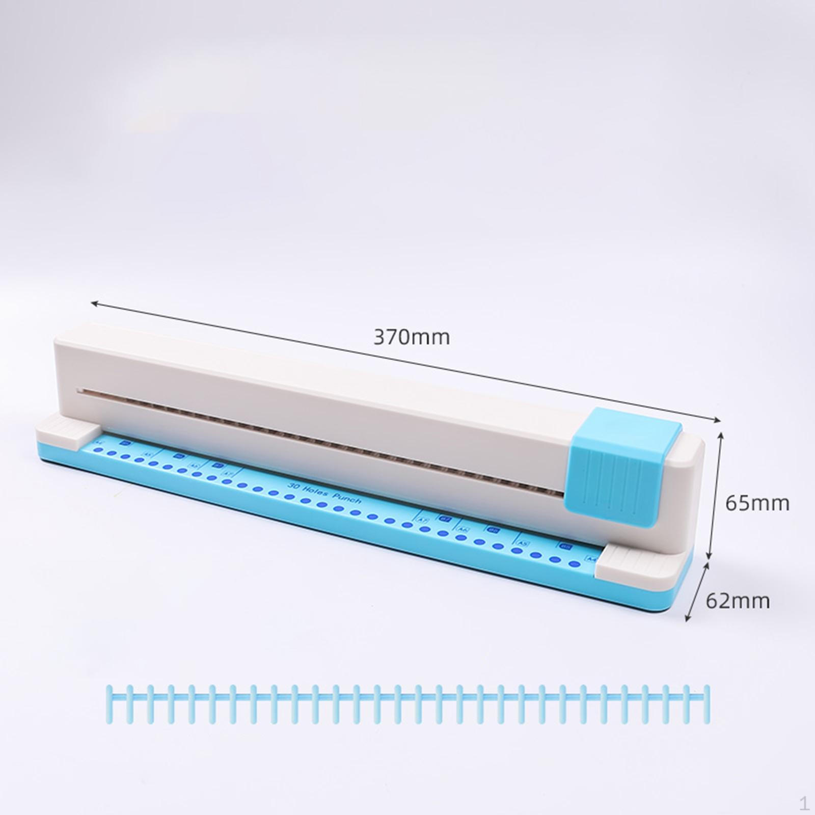 

Дырокол на 30 отверстий Ручная пробивная машина Нескользящая основа Практичный Компактный Ручной Нажимной Бумага формата А4