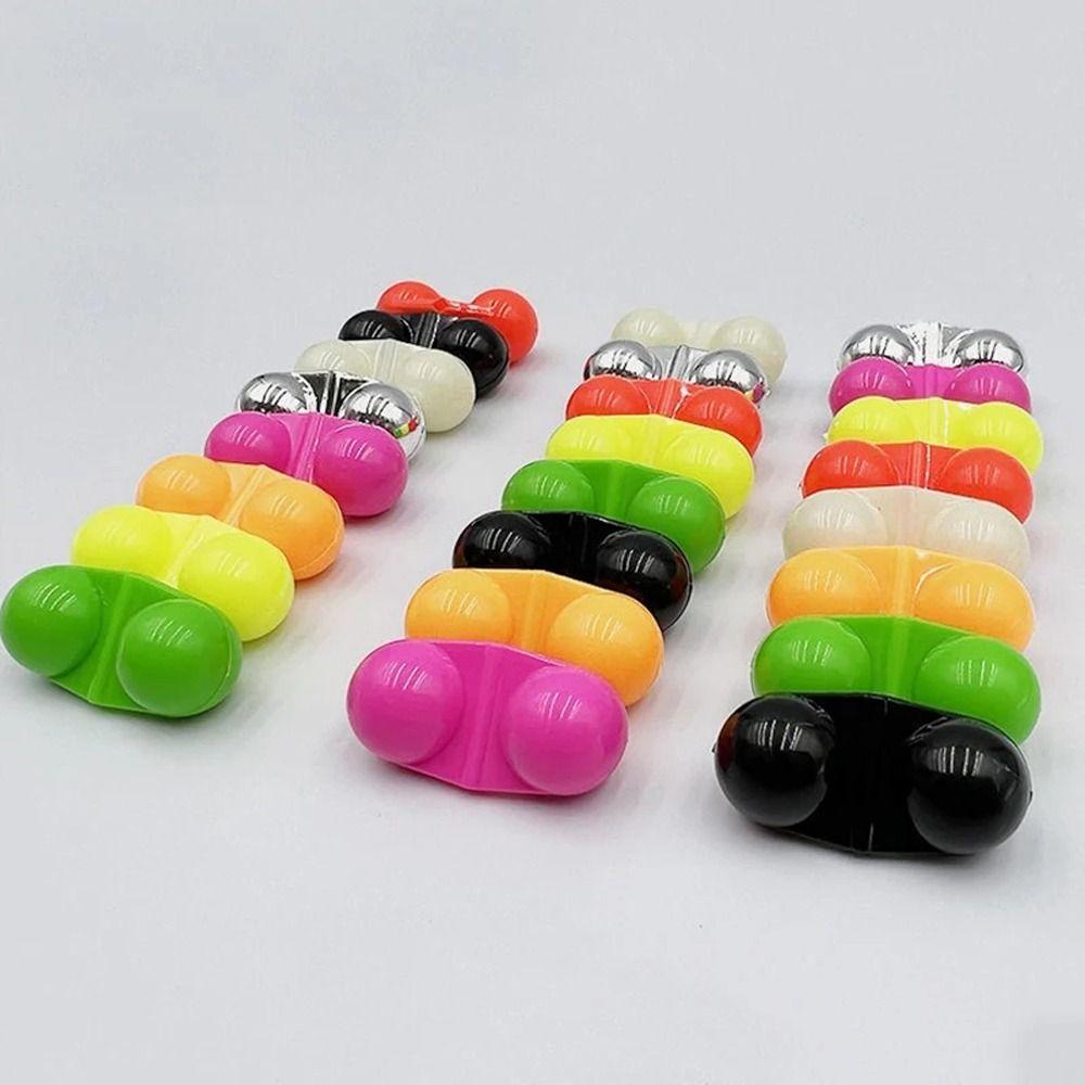 Waterproof Fishing Ring Bell Rustproof Fishing Bell Beads Fishing Double Rattle Striper Bass