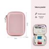 Compact Travel Medicine Organizer Bag - First Aid & Medical Storage for Students, Outings, Business Trips