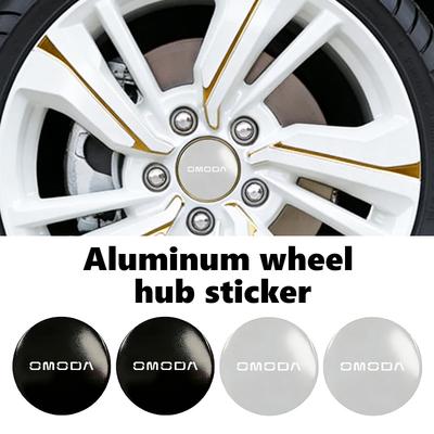 56mm Car Logo Wheel Hub Center Cap Sticker Rim Badge Cover For Chery Omoda 5 C5 E5 C9 9 EV PHEV 2024 2025