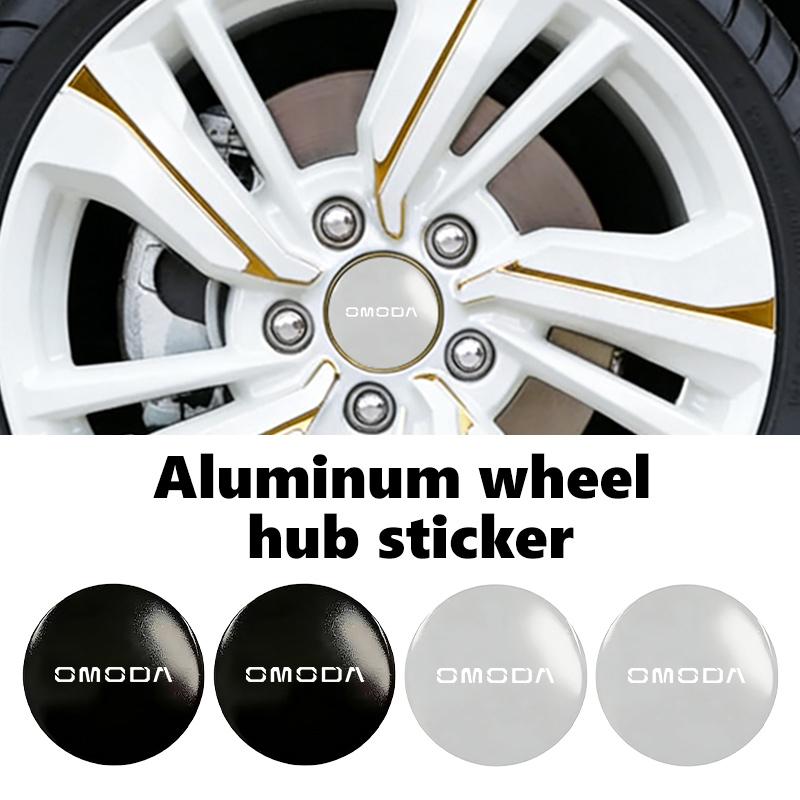 56mm Car Logo Wheel Hub Center Cap Sticker Rim Badge Cover For Chery Omoda 5 C5 E5 C9 9 EV PHEV 2024 2025