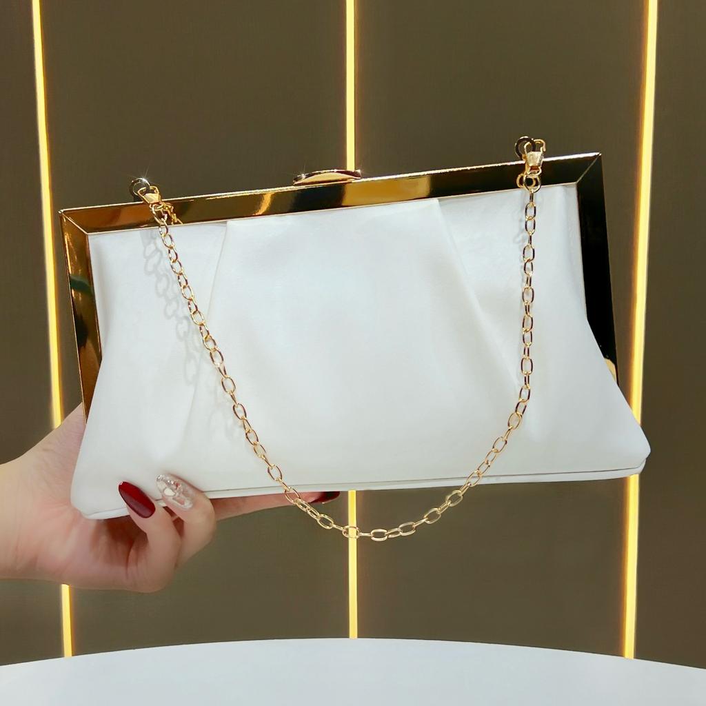 Borsa a mano, Borsa da portare a mano, Borsa con tracolla a catena, Pochette da sera da donna, Borsa da sera, Borsa a tracolla