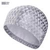 Waterproof Adults Swimming Cap Durable PU Fabric Anti-Shedding Ear Protect Hat for Pool Diving Bath Use