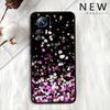 Butterfly flower pattern For Xiaomi Mi 15 14 13 13T 12 12T 12S 11 11i 11T Pro Ultra Lite 5G Black Soft Phone Case