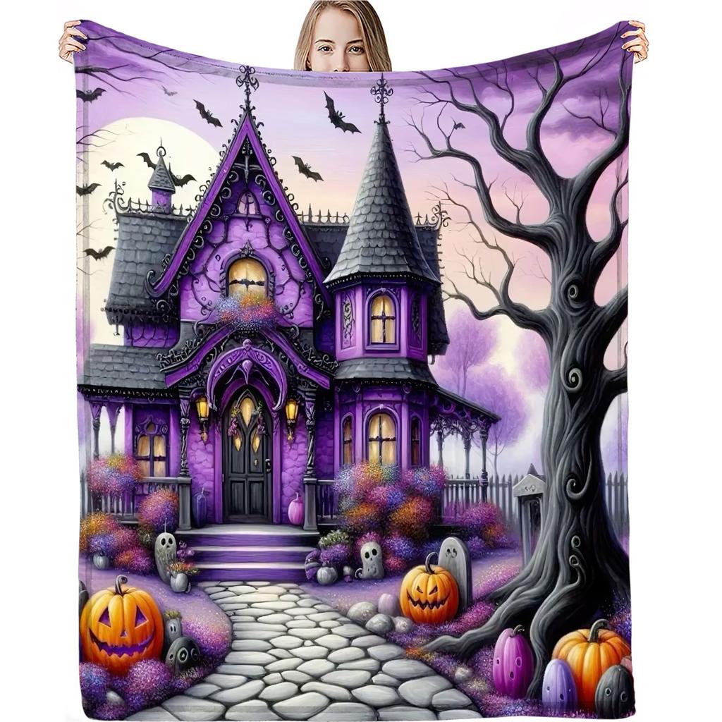 Halloweenská deka s potiskem