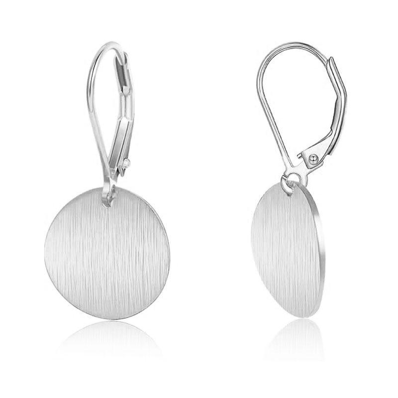 Elegant Striped Teardrop Pendant Earrings for Women