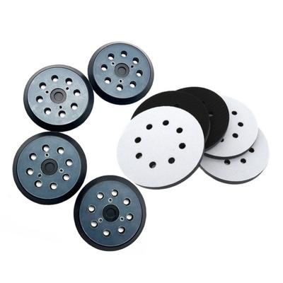123mm/4.84inch Replacement Sander Backing Pad for Random Orbital Sanders BO5041 M9202B 04 8Hole Sanding Discs Panel