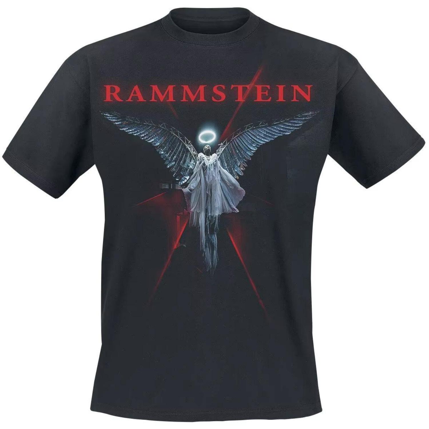 

Graphic Print Tshirts Mens Womens Casual Short Sleeve Crew Neck Cotton Tee Luxury Brand High End Unisex Fashion Tops Band S