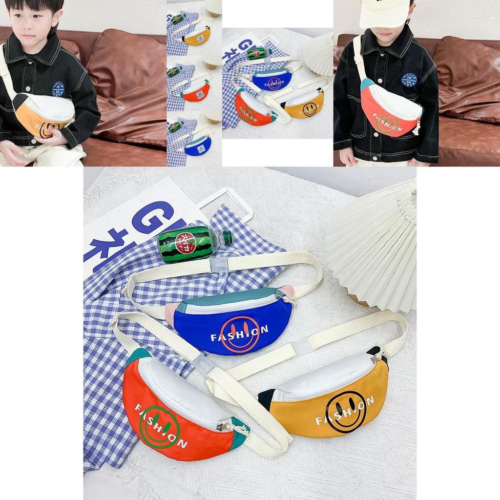 Stylish Children's Canvas Crossbody Bag For Boys With Durable Anti-theft Features