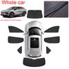 Car Black Window Privacy Sunshade For XPENG G7 2025-Present Auto Anti-UV Heat Insulation Protect Cover Interior Accessory