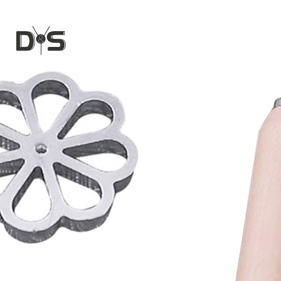Flower 7Pcs/Set Beautiful Shape Rosette Mold Reliable Anti Corrosion Metal Frying Timbale Mold Kitchen Tools