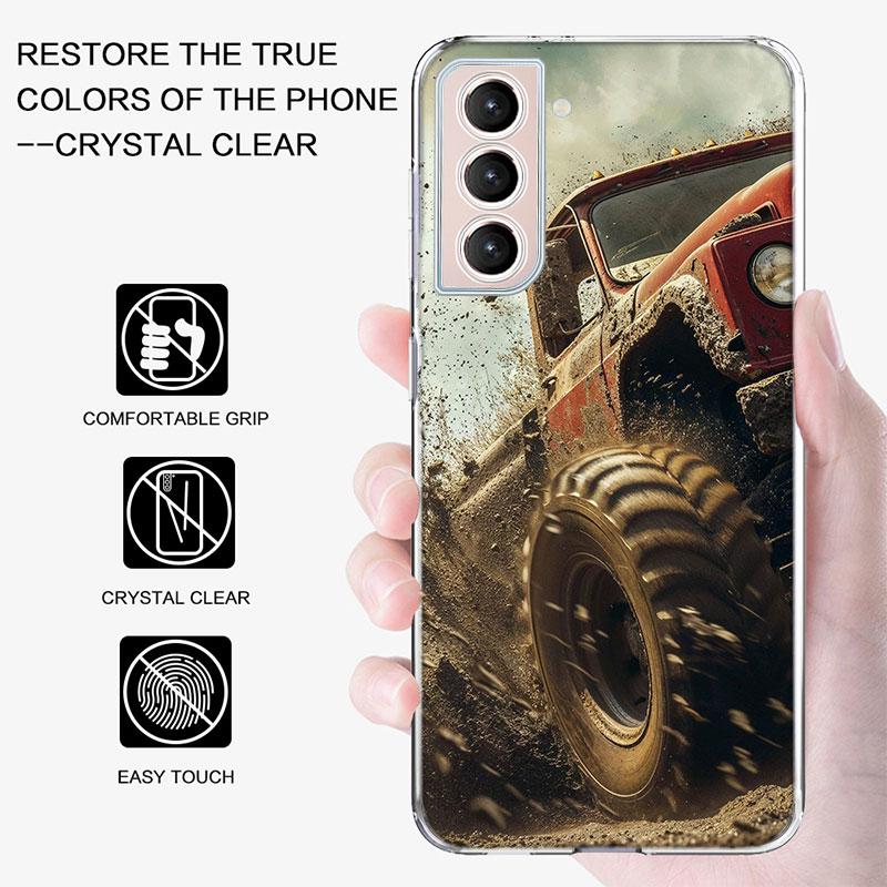 Off Road Vehicles in Muddy Mountains and Fields Phone Case For Samsung A16 A26 A36 A56 A17 A15 A25 A35 A55 A14 A24 A34 A54 A04S