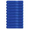FROGN Bath Towels 10 pcs. Blue 100 x 200 cm 360 g m²