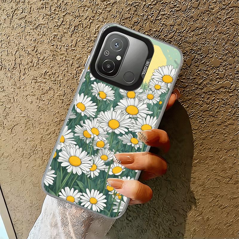 Daisy Flowers Aesthetics Shockproof Phone Case for Xiaomi Poco X7 X6 X5 X3 Pro F7 Ultra M8 Redmi 15C 15 14C 13C 12C 10C 13 12 10